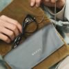 Gucci glasses in a stylish case, embodying luxury and fashion.